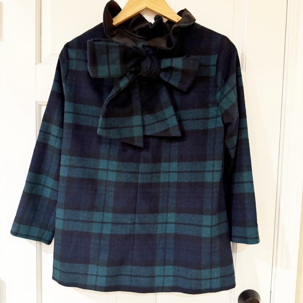 TUCKERNUCK Blackwatch Plaid Faye Blouse M - Picture 9 of 11